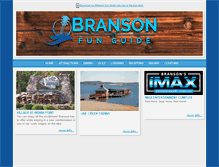 Tablet Screenshot of bransonfunguide.com